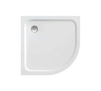 Ravak Galaxy Pro Chrome - Plato de ducha Elipso Pro-90 Cromo, 90x90 cm, blanco XA247701010