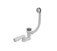 Ravak - Juego de desagüe y rebosadero para bañera, longitud 570 mm, ClickClack, cromo X01377