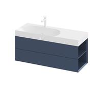Ravak Lite armario 120x45x43 cm suspendido, para lavabo azul X000001893
