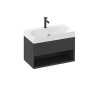 Ravak Lite armario 80x45x43 cm suspendido, para lavabo negro X000001862