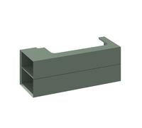 Ravak Lite - Mueble de lavabo 120x45x43 cm, 2 cajones, Grey Green X000001882