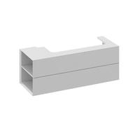 Ravak Lite - Mueble de lavabo 120x45x43 cm, 2 cajones, Smoke Grey X000001883