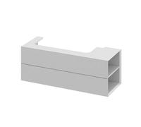 Ravak Lite - Mueble de lavabo 120x45x43 cm, 2 cajones, Smoke Grey X000001895