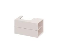Ravak Lite - Mueble de lavabo 80x45x43 cm, 2 cajones, Alabaster Pink X000001890