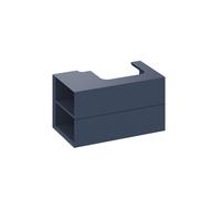 Ravak Lite - Mueble de lavabo 80x45x43 cm, 2 cajones, Deepsea Blue X000001875