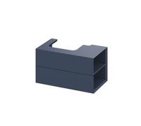 Ravak Lite - Mueble de lavabo 80x45x43 cm, 2 cajones, Deepsea Blue X000001887