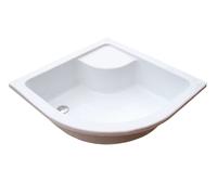 Ravak Minivana - Plato de ducha profundo Sabina 80-LA, 80x80 cm, AntiBac, blanco A214001020