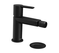 Ravak Puri - Mezclador de bidé Click-Clack con caño, negro mate X070189