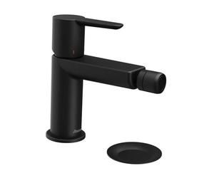 Ravak Puri - Mezclador de bidé Click-Clack con caño, negro mate X070189