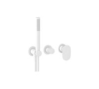 Ravak Spring - Cuerpo empotrado con cuerpo de montaje, para 2 dispositivos, con accesorios, blanco mate X070575