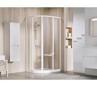 Ravak Supernova cabina de ducha 80x80 cm semicircular blanco brillo/ 3114O102ZG