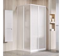 Ravak Supernova - Puerta de ducha SRV2-100 S, 97-99 cm, blanco/Perla 14VA01O211