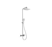 Ravak Termo - Conjunto de ducha 300, TE 092.00/150 con termostato de bañera, 25 cm, blanco/cromo X070098