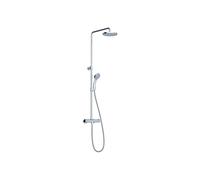 Ravak Termo - Conjunto de ducha con termostato, 20 cm, 5 chorros, cromo X070058