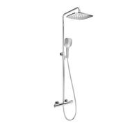Ravak Termo - Conjunto de ducha con termostato, 25 cm, 3 chorros, cromo X070164