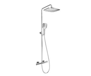 Ravak Termo - Conjunto de ducha con termostato, 25 cm, 3 chorros, cromo X070164