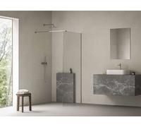 Ravak Walk-In - Pared de ducha Walk-In, 100x200 cm, cromo/vidrio esmerilado GW9WA0C00Z1C