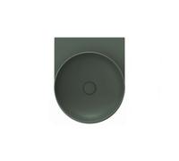 Ravak Yard - Lavabo 41x50 cm, sin rebosadero, sin orificio para grifería, Grey Green XJX08040000