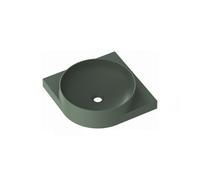 Ravak Yard lavabo 45x45 cm semicircular clásico mate XJX08045000