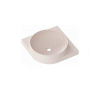 Ravak Yard lavabo 45x45 cm semicircular clásico mate XJX0G245000