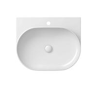 Ravak Yard - Lavabo 61x50 cm, sin rebosadero, agujero para grifo, blanco XJX01260002