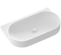 Ravak Yard lavabo 80.5x50 cm semicircular clásico-para mueble blanco mate XJX0E080000