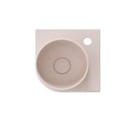 Ravak Yard lavabo 28x28 cm semicircular clásico mate XJX0G228000