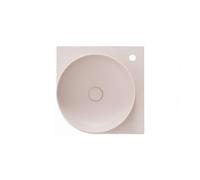 Ravak Yard lavabo 45x45 cm semicircular clásico mate XJX0G245000