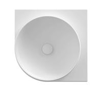 Ravak Yard lavabo 45x45 cm esquina clásico-para mueble blanco mate XJX0E045000