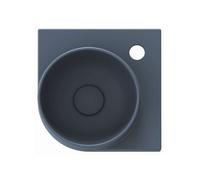 Ravak Yard lavabo 28x28 cm semicircular clásico-para mueble mate XJX07228000