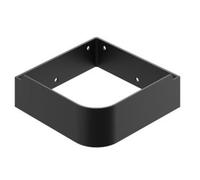 Ravak Yard soporte para lavabo 22.1x22.1 cm cuadrada negro mate X01779
