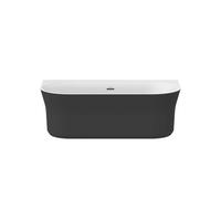 Ravak Ypsilon - Bañera 178x86 cm, negro/blanco XC00100057