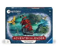 Ravensburger 20186 - Calendario de Adviento para niños de 6 años, el tesoro pirata, calendario de adviento para niños a partir de 6 años, 24 puzzles para entusiastas de la salida