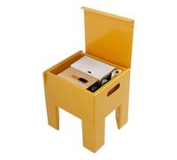 ravixia Taburete de almacenamiento con tapa abatible | Taburete con tapa abatible: espacio de almacenamiento para zapatos y accesorios en una