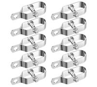 Ravytha 10 Pcs Tensores de Alambre, Tensor Alambre Galvanizado, Tensores para Alambre con Trinquete Cuadrado, Tensor para Vallas, Malla de Alambre, Tela Metalica, Jardin, Cable Tensor