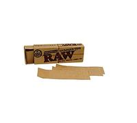 Raw Natural Perforado Gummed Rolling Tips por SOS, 12 Booklets