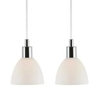 Nordlux Ray lámpara colgante 2x40 W cromo 63233033