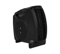 RAYDAN - Calefactor Eléctrico Bajo Consumo, Uso Vertical u Horizontal, Protección Sobrecarga, Termostato, 3 Niveles de Potencia, 2000W, Diseño Portátil, Blanco/Negro