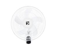 Raydan Home Ventilador de Pared 16" 40cm 45W 3 Velocidades con Mando a Distancia Blanco Raydan Home