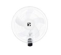 RAYDAN Ventilador de Pared 16 40cm 45W 3 Velocidades con Mando a Distancia Blanco Home