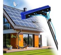 Raydyn Cepillo de Limpieza de Panel Solar de 10 metros, Cepillo de Agua Limpia con 4 Boquillas, Dosificador de Jabón, para Limpieza de Paneles Solares, Ventanas, Muro (10M)