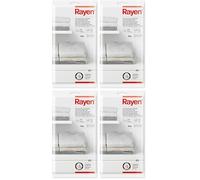 Rayen 6 Bolsas Jersey antipolilla, Polietileno, Transparentes, 82x40x13 cm, 6051.01 (Paquete de 4)
