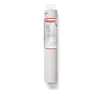 Rayen | Alfombra para Baño | Alfombrilla Cuadrada Ducha o Bañera | Máxima Caucho Natural | Antideslizante | Sujección Ventosas de Alta Resistencia | Antideslizante | 50 x 50 cm | Blanco