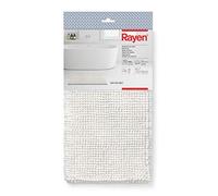 Rayen baño, Alfombra 100% microfibras, Base antideslizante, Suave, Multifuncional, Blanco, Medida: 80 x 50 cm