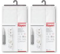 Rayen | Colgador para Zapatos | Gama Básica | Zapatero para Armario | Capacidad para 16 Zapatos | Translucido | Dimensiones: 28 x 30 cm (Paquete de 2)