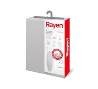 Rayen | Funda Tabla de Planchar | Funda de Planchar Ajustable | Sistema EasyClip | 4 capas: Espuma, Muletón, tejido 100% Algodón y Aluminio | Gama Premium | Medida: 130x47 cm | Gris Claro