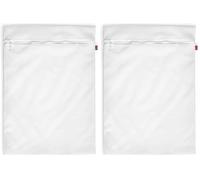 Rayen Lavadora y Secadora lavandería | Funda para Colada con Cremallera | Bolsa Protectora Reutilizable para el Lavado de Ropa | Talla M | 1 unidad, Blanco | 50 x 70 cm (Paquete de 2)