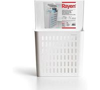 Rayen Multiusos para Puertas de armarios | Colgador Multifuncional | No Requiere instalación | 36 x 24 x 10 cm, Polipropileno, Blanco, Medida :36x24x10 cm