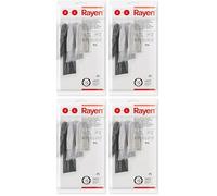 Rayen | Sacos guardarropa antipolilla y antipolvo| Funda de armario | Protege tu ropa | Pack 6 unidades | Talla S (3u): 65x100cm | Talla L (3u): 65x150cm (Paquete de 4)
