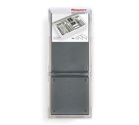 Rayen - Set de 3 Bandejas Organizadoras para Cajones, Configuración Modular con Patas Antideslizantes y Bases Extraíbles, Transparentes